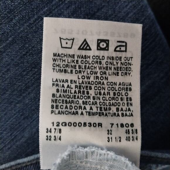 NWT! LEE JEANS! HIGH WAIST, STRAIGHT LEG STRETCH BLUE DENIM CLASSIC JEANS! SZ 12 - Picture 9 of 10